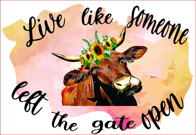 Cow Floral, Quote, Cow Head,sublimation Graphic Sublimation sublimationhappy 