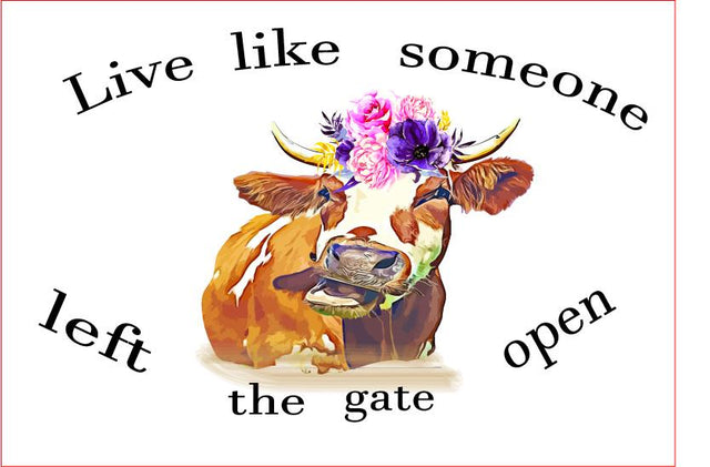 Cow Floral Sublimation Graphic Sublimation sublimationhappy 