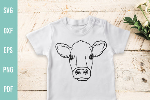 Cow Head SVG | Cow SVG | Hand Drawn Cow SVG Irina Ostapenko 