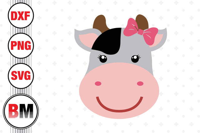 Cow Head SVG, PNG, DXF Files SVG BMDesign 