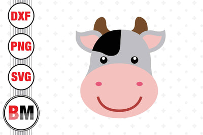 Cow Head SVG, PNG, DXF Files SVG BMDesign 