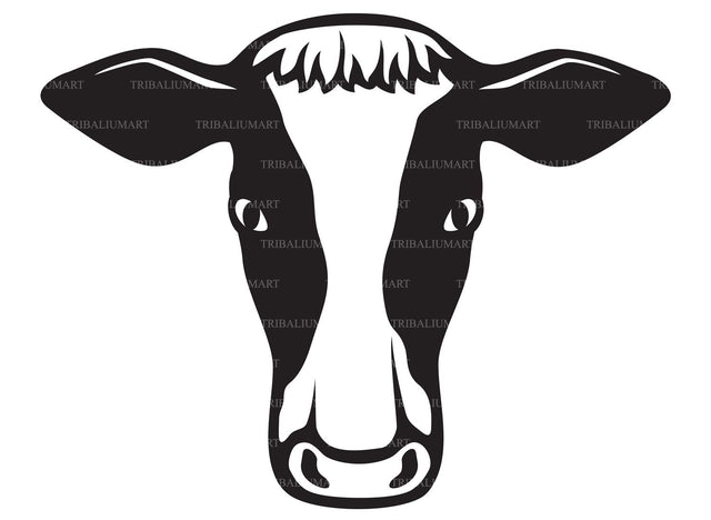 Cow head SVG TribaliumArtSF 