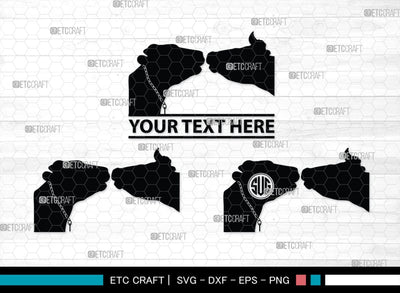 Cow Monogram, Cow Silhouette, Cow SVG, Ox Svg, Cattle Svg, Animal Svg, SB00243 SVG ETC Craft 