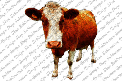 Cow Png, Farm Animal Png, Cow Sublimation, Cow Clipart, Cow Graphic, Heifer Png, Cute, Western Cow Png, Sublimation Design, Digital Download Sublimation SublimationDesignShop 
