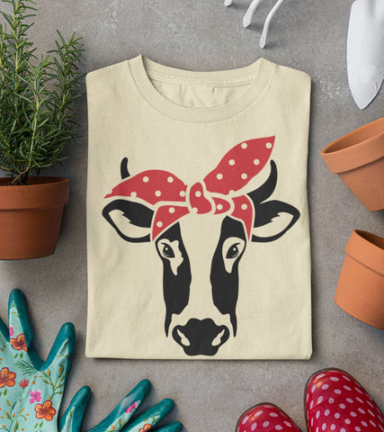 Cow Polka Dot Bandana SVG SVG CreativeStudioTM 