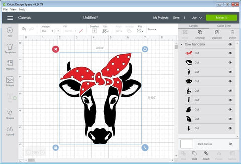 Cow Polka Dot Bandana SVG SVG CreativeStudioTM 