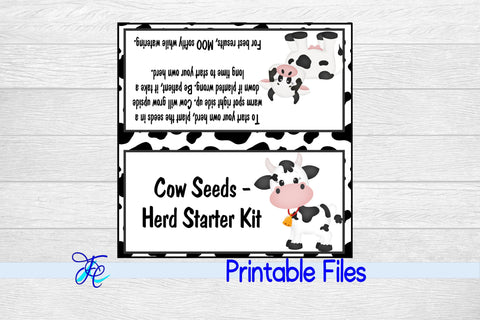 Cow Seeds - Herd Starter Kit Bag Topper 3D Paper Family Creations 