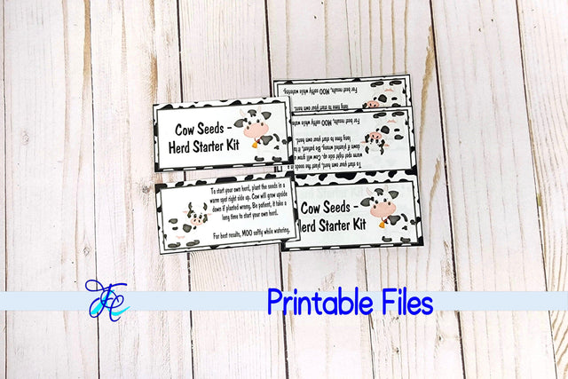 Cow Seeds - Herd Starter Kit Bag Topper 3D Paper Family Creations 