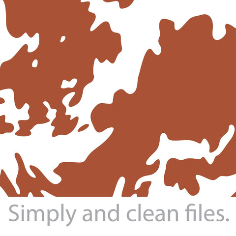 Cow Skin Spots Pattern SVG TribaliumArtSF 