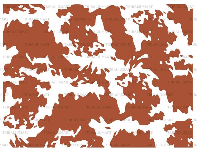Cow Skin Spots Pattern SVG TribaliumArtSF 