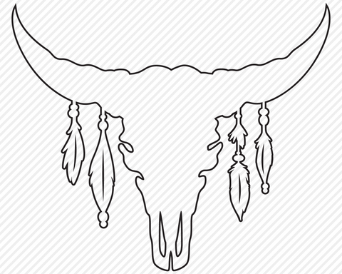 Cow Skull Bundle | Country SVG SVG Texas Southern Cuts 