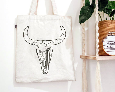 Cow skull desert #3 svg, Bull skull svg, Desert svg, png SVG Pretty Meerkat 