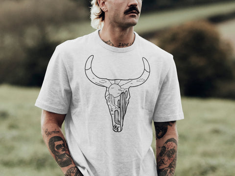 Cow skull desert #3 svg, Bull skull svg, Desert svg, png SVG Pretty Meerkat 