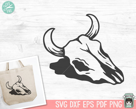 Cow Skull SVG, Bull Skull SVG, Cow Skull png, Southwest SVG, Desert svg, Boho svg, Longhorn svg, Buffalo svg, Bohemian svg, Tribal svg SVG Wild Pilot 