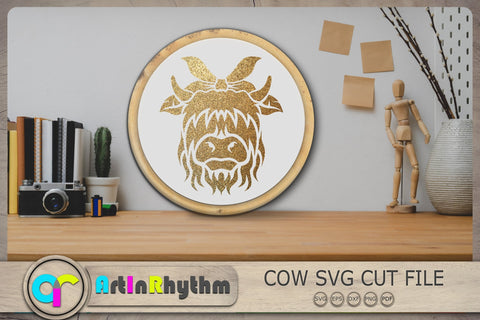 Cow Svg, Cow with Bandana Svg, Cow Face Svg SVG Artinrhythm shop 