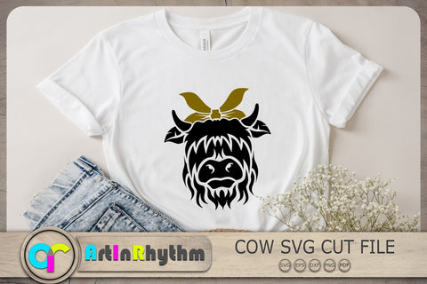 Cow Svg, Cow with Bandana Svg, Cow Face Svg SVG Artinrhythm shop 