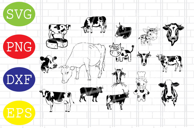 Cow Svg, Cute Cow Svg, Farm Animal Svg, Cow Head Svg, Farm Svg, Heifer Svg, Cow Face Clipart SVG DigitalSvgFiles 