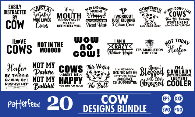 Cow SVG Designs Bundles SVG PatternFeed8 