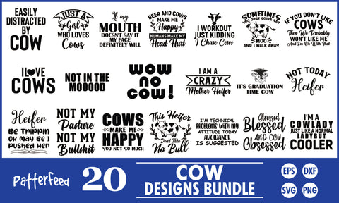 Cow SVG Designs Bundles SVG PatternFeed8 