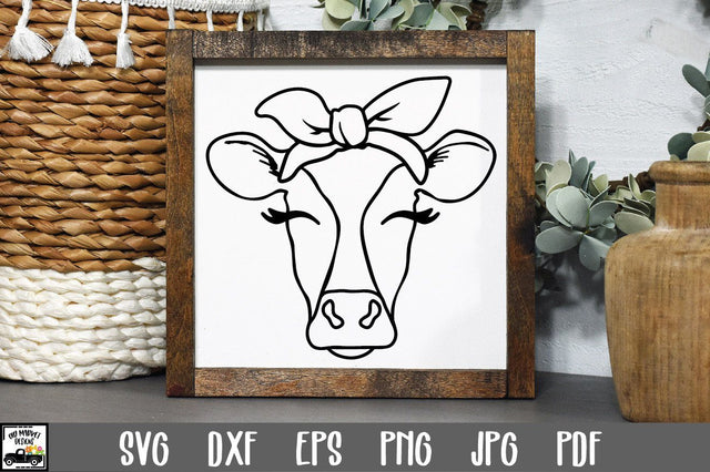 Cow SVG File - Cow with Bandana SVG Cut File SVG Old Market 