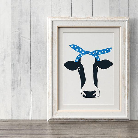 Cow with Bandana SVG So Fontsy Design Shop 