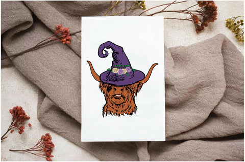 Cow with Hat Witches Sublimation Sublimation Jagonath Roy 