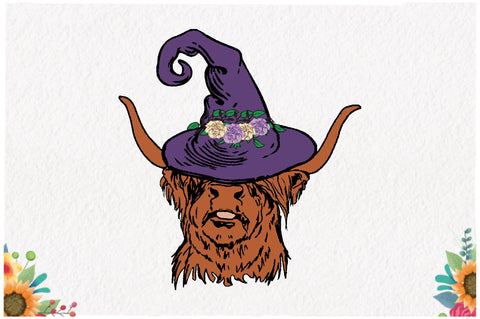 Cow with Hat Witches Sublimation Sublimation Jagonath Roy 