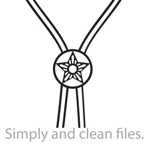 Cowboy bolo SVG TribaliumArtSF 