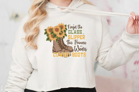 Cowboy Boots Sunflower Sublimation PNG Sublimation Jagonath Roy 