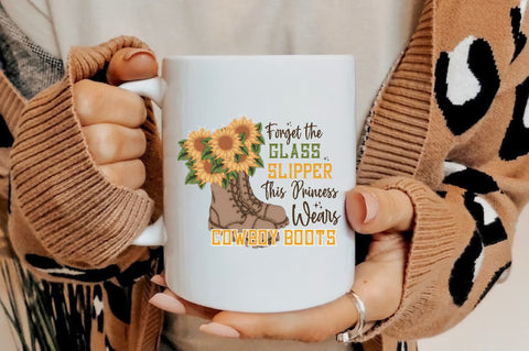 Cowboy Boots Sunflower Sublimation PNG Sublimation Jagonath Roy 