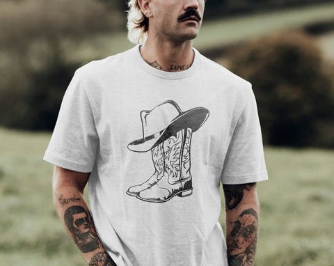 Cowboy boots with hat svg, Western svg, png files SVG Pretty Meerkat 