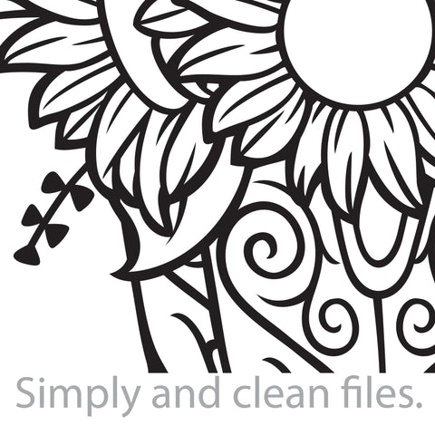 Cowboy Boots with Sunflowers and Plants. Floral Design. SVG TribaliumArtSF 