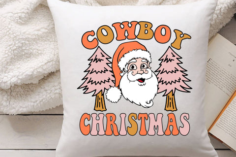 Cowboy Christmas Sublimation Sublimation Creativeart88 