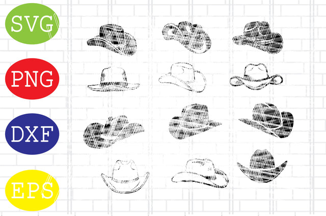 Cowboy Hat Svg, Country Western Svg, Cowboy Svg SVG DigitalSvgFiles 