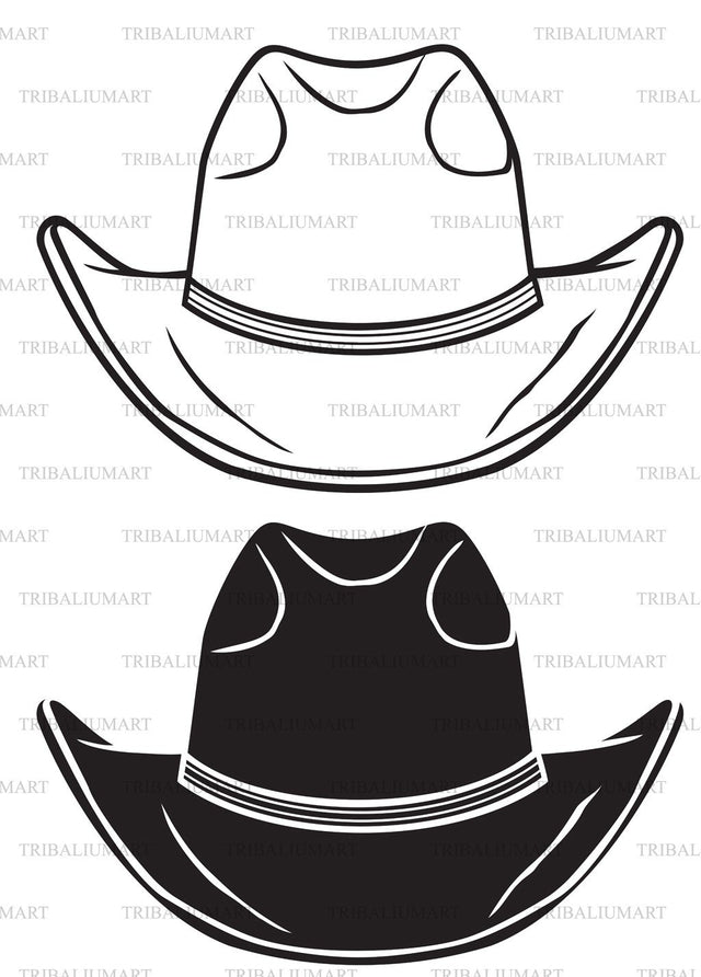 Cowboy hat SVG TribaliumArtSF 