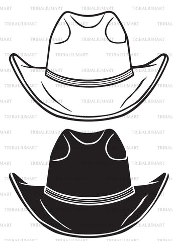 Cowboy hat SVG TribaliumArtSF 