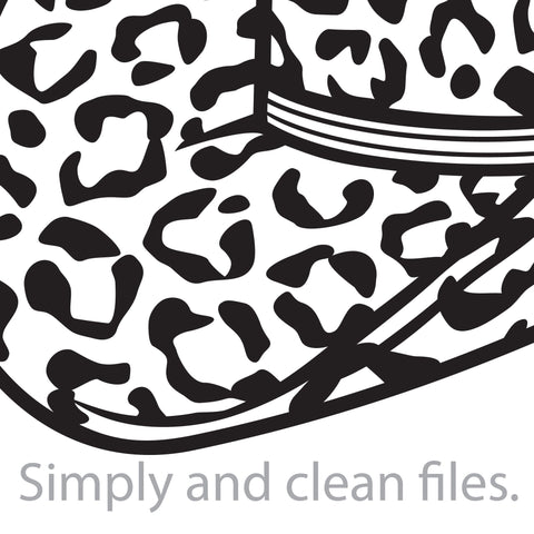 Cowboy hat with leopard print SVG TribaliumArtSF 