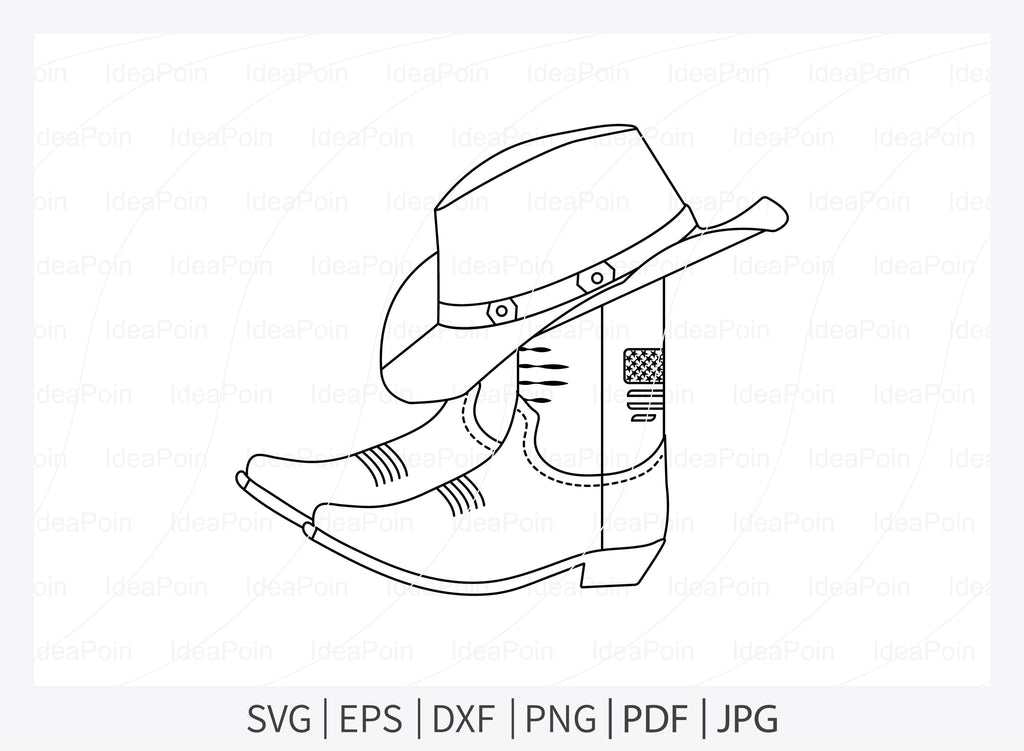 Boot Clipart Outline