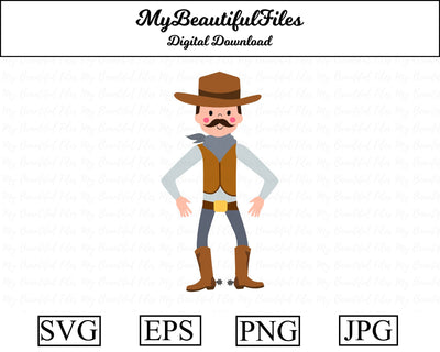cowboy SVG MyBeautifulFiles 