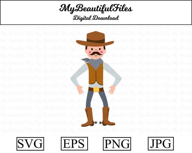 cowboy SVG MyBeautifulFiles 