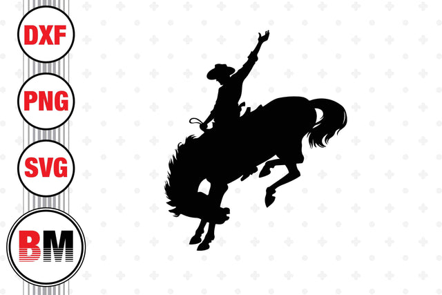 Cowboy SVG, PNG, DXF Files SVG BMDesign 