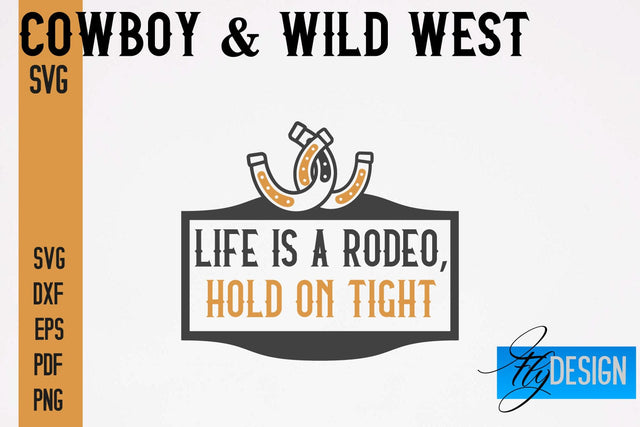 Cowboy & Wild West SVG | Western SVG Design | Cowboy T-Shirt Design SVG Fly Design 