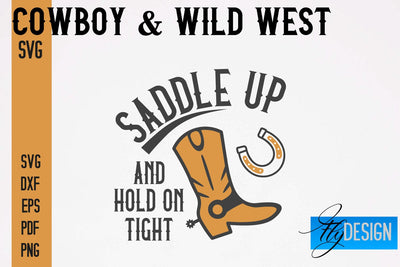 Cowboy & Wild West SVG | Western SVG Design | Cowboy T-Shirt Design SVG Fly Design 