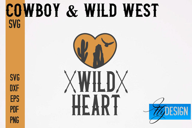 Cowboy & Wild West SVG | Western SVG Design | Cowboy T-Shirt Design SVG Fly Design 