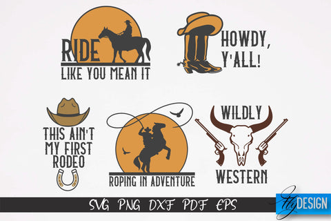 Cowboy & Wild West SVG  Western SVG Graphic by flydesignsvg · Creative  Fabrica