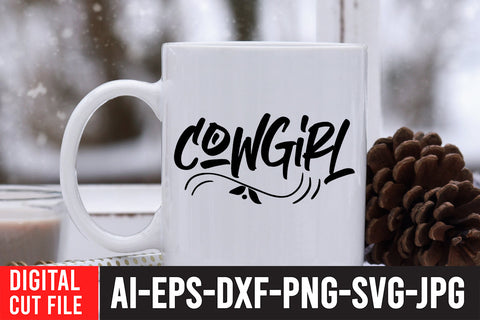 CowGirl SVG Cut File SVG BlackCatsMedia 