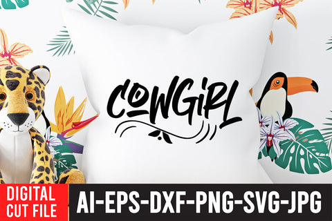 CowGirl SVG Cut File SVG BlackCatsMedia 
