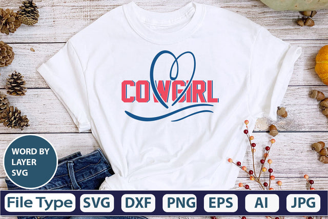 Cowgirl SVG Cut File SVG DesignPlante 503 