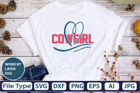 Cowgirl SVG Cut File SVG DesignPlante 503 