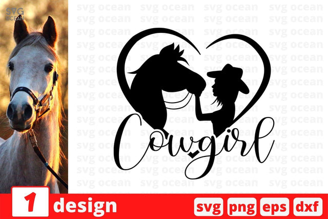 Cowgirl SVG Cut File SVG SvgOcean 